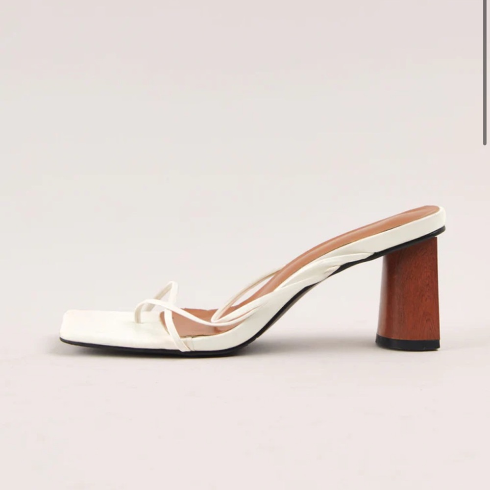 Peppermayo Willow Strappy Mule - White Size 38